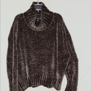 Brown Cynthia Rowley Chenille Sweater